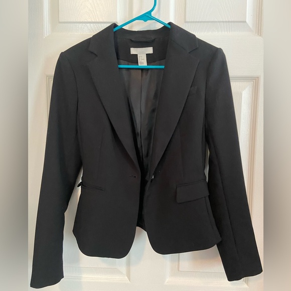 H&M black blazer, size 6 - Picture 1 of 3